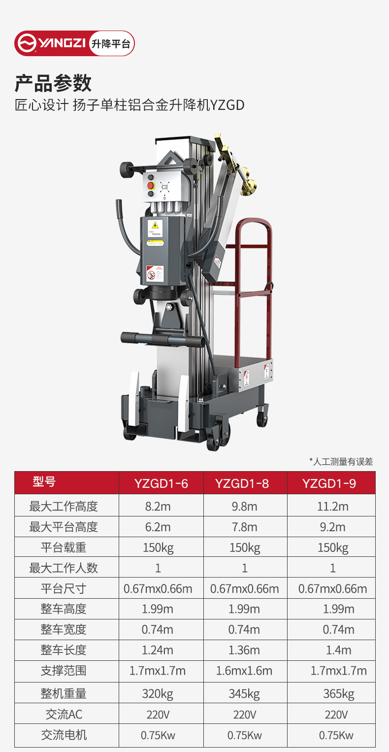 扬子单柱铝合金升降机YZGD_06.jpg